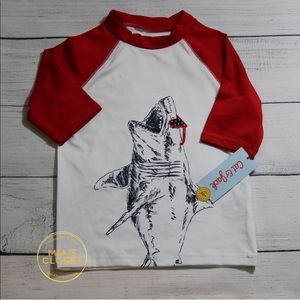 NWT Cat & Jack Shark Rashguard XS